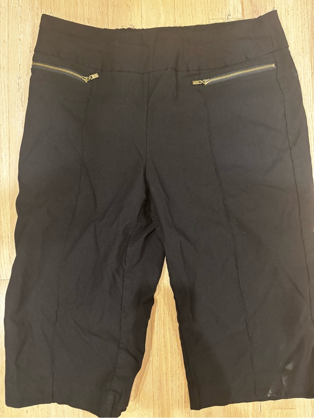 Women’s Black knee length shorts